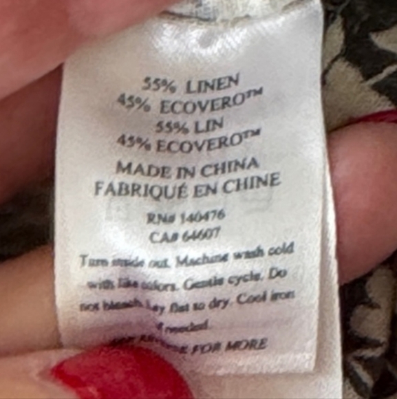 Faherty Isha Nusa Floral warm grey Pintuck Sheath Dress Size Medium - Picture 8 of 15